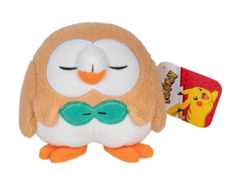 POKEMON 5" SLEEPING PLUSH ROWLET