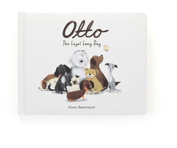 JELLY CAT OTTO THE LOYAL LONG DOG BOOK