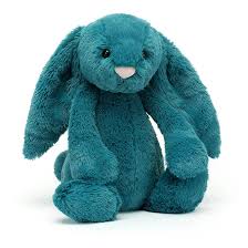 BASHFUL MINERAL BLUE BUNNY ORIGINAL JELLY CAT