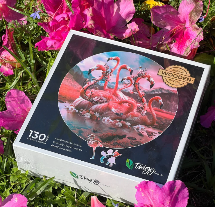 FLAMINGO WOOODEN PUZZLE