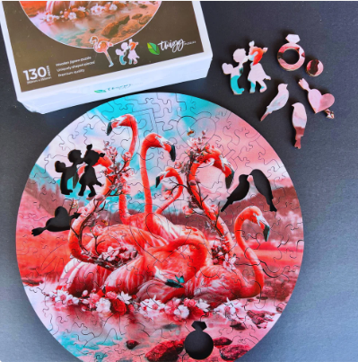 FLAMINGO WOOODEN PUZZLE