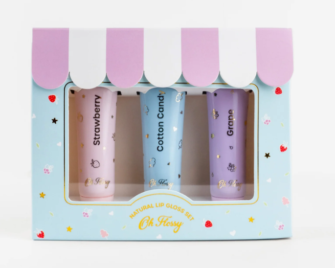 OH FLOSSY NATURAL LIP GLOSS SET