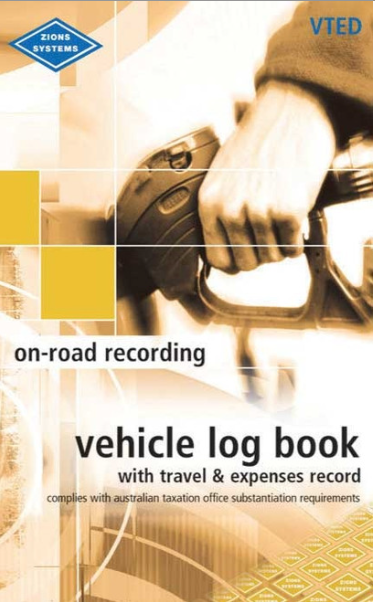 VEHICLE LOG BOOK WITH VEHICLE AND BUSINESS EXPENSES