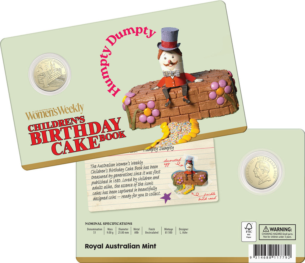 2025 $1UNCIRCULATED COIN HUMPTY DUMPTY