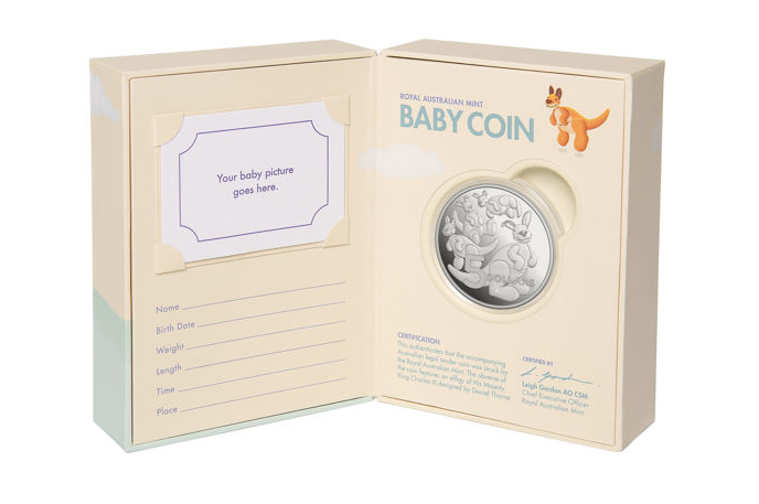 2024 BABY COIN $5 FINE SILVER PROOF COIN